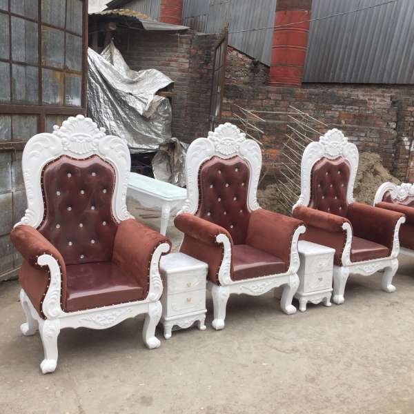 GHẾ SOFA TÂN CỔ ĐIỂN CHO TIỆM NAILS SF007